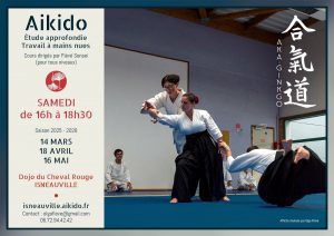 Cours d'aikido,cours mensuel,Aka-Ginkgo